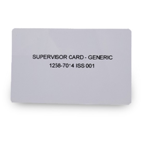 Ingenico supervisor card