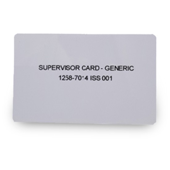 Ingenico supervisor card Ingenico supervisor card