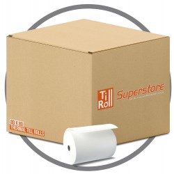 80 x 80 x 12.7 Thermal Paper Till Rolls (box of 20) FREE DELIVERY